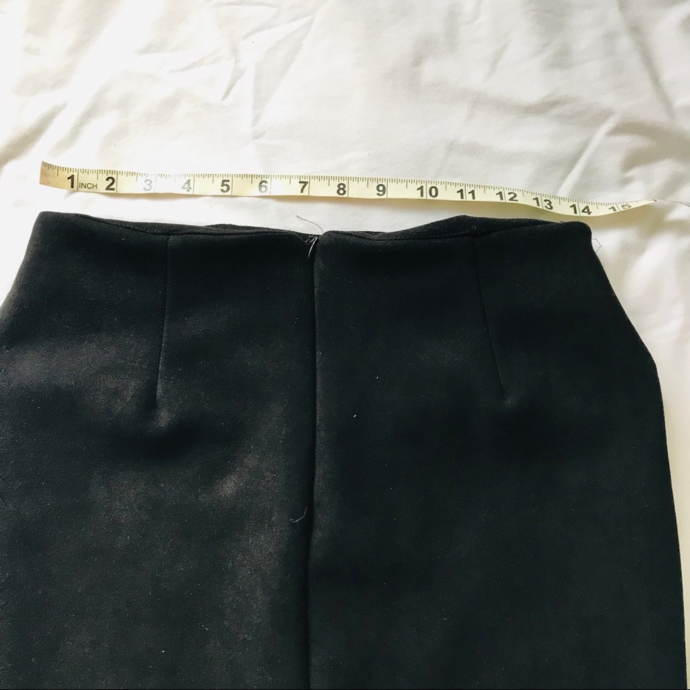 High Waisted Bodycon Skirt with Front Lace Up Tie - Picture 5 of 5